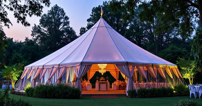 Aluguel de Tenda Piramidal para Eventos
