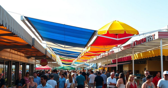 Preço de aluguel de toldos