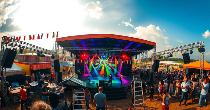 Locação de Palco para Eventos: Como Escolher a Melhor Opção para Seu Evento