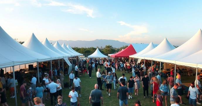 Locação de tendas preço: descubra como economizar na sua festa ou evento