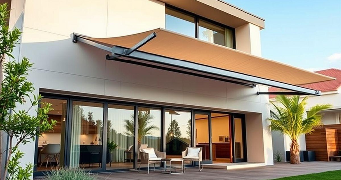 Descubra como o Toldo Articulado Automatizado transforma espaços externos