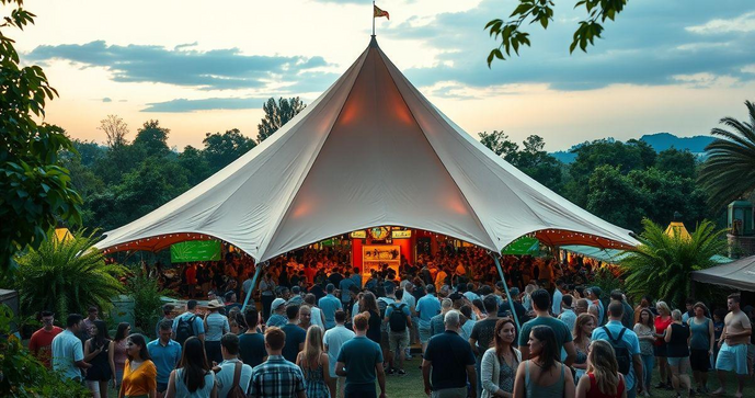 Tenda Piramidal SP como a Melhor Opção para Eventos Externos